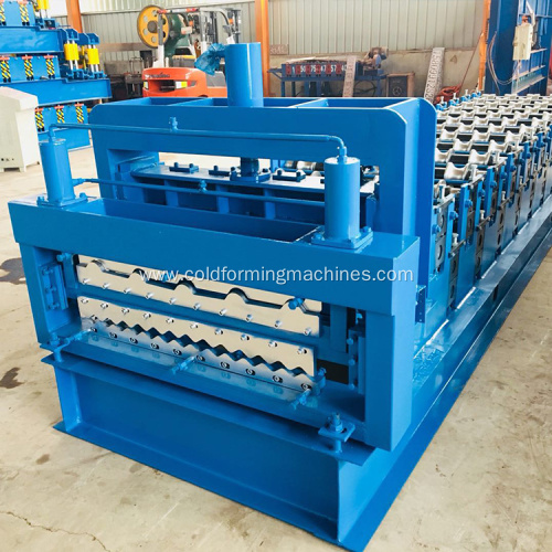 Color steel double layer roll forming machine vietnam